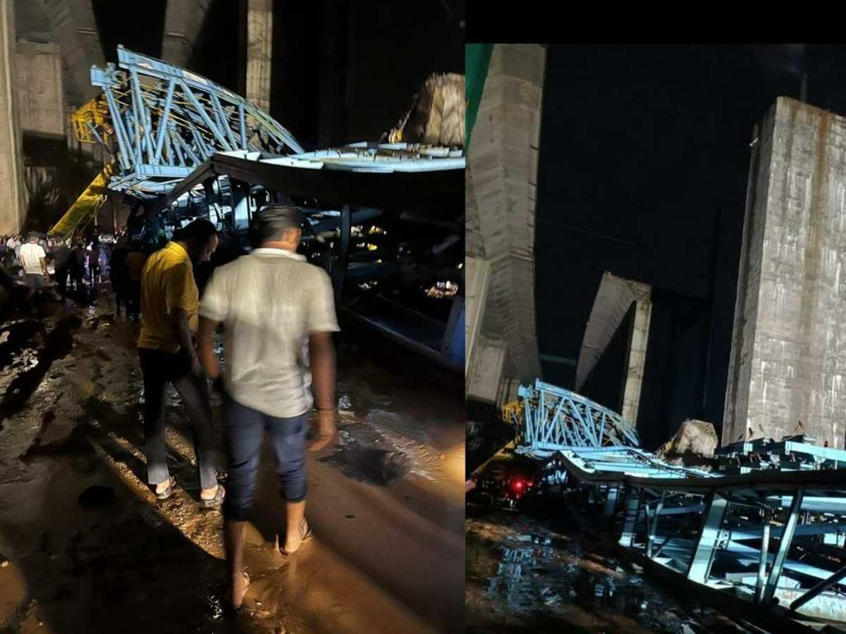 महाराष्ट्र के ठाणे में दर्दनाक हादसा, गर्डर लॉन्चिंग मशीन गिरने से 15 लोगों की मौत, 3 घायल